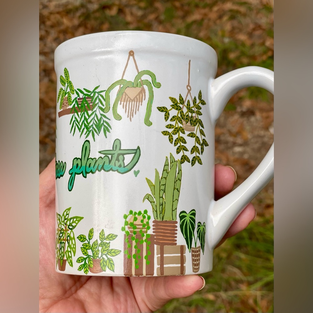 Handpainted Planty Mug - Picture 8 of 8